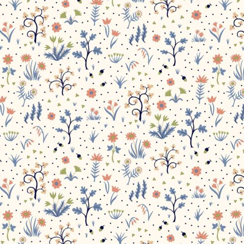 Liberty Quilting Cotton Sapling Wood B 0.75m Remnant (Box Q)