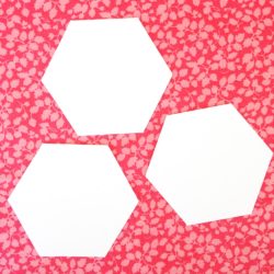 Trozos de papel hexagonal Epp