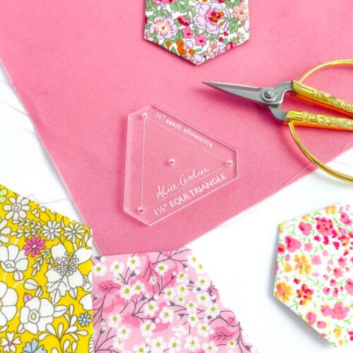 acrylic shape for English paper piecing