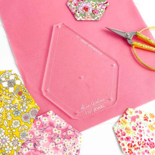 jewel acrylic cutting template