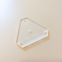 1 1/2 "driehoek acrylvorm