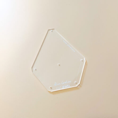 1 1/2" jewel acrylic template