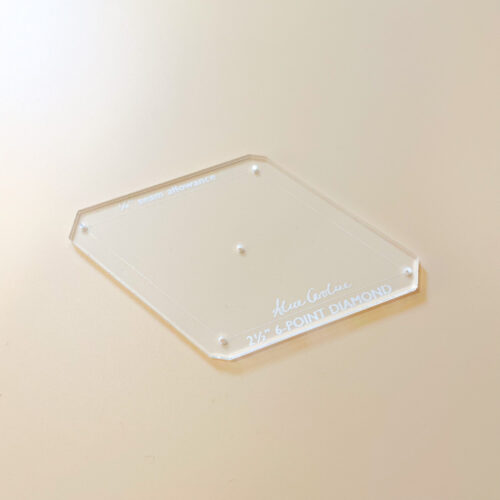 6 point diamond acrylic shape