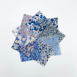 Quadrados de tecido Liberty Tana Lawn para patchwork