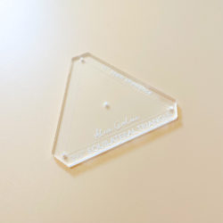 2 1/2 "driehoek acrylvorm