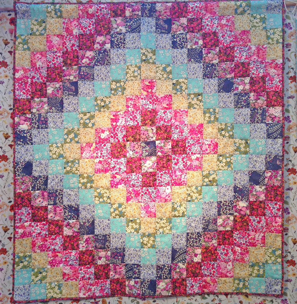 PATTERN : Liberty Rainbow Trip Around the World Quilt Instant Download -  Alice Caroline - Liberty fabric, patterns, kits and more - Liberty of  London fabric online