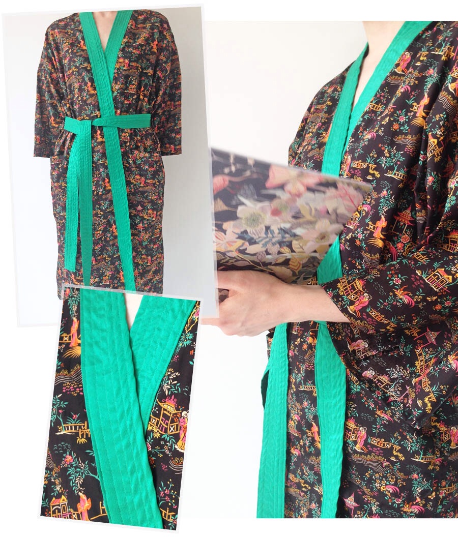 Liberty Kimono Dressing Gown - Alice Caroline - Liberty fabric, patterns,  kits and more - Liberty of London fabric online