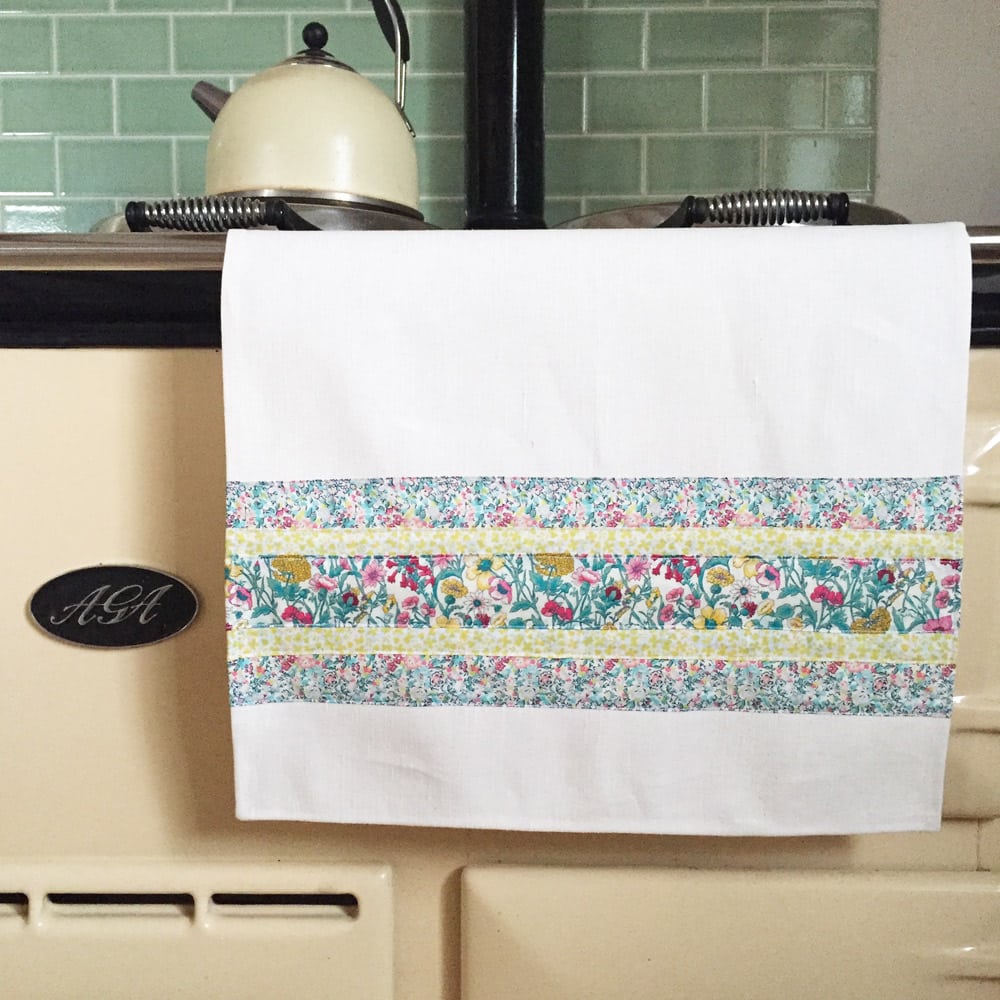 Liberty Easter Tea Towel Sewing Project