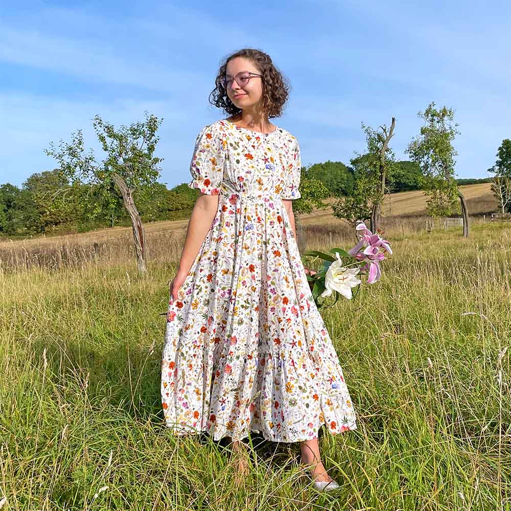 Φόρεμα Liberty Tana Lawn Fabric Floral Eve