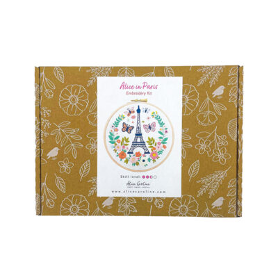 Alice in Paris Embroidery Kit