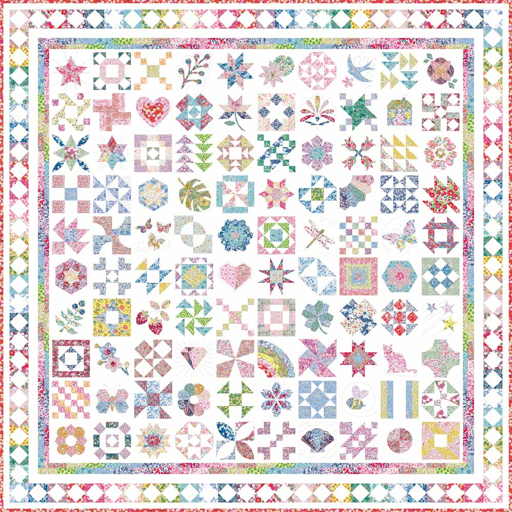 Alice's Wonderland Quilt BOM-Monthly - Alice Caroline - Liberty fabric,  patterns, kits and more - Liberty of London fabric online