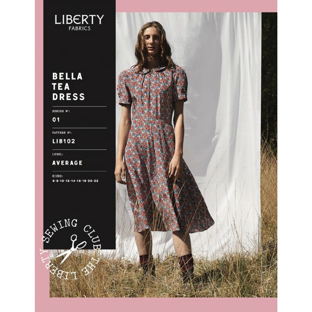 فستان Bella Tea من Liberty Sewing Pattern
