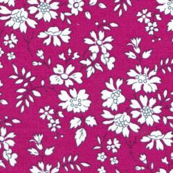 Liberty Fabric Bright Pink Capel Print