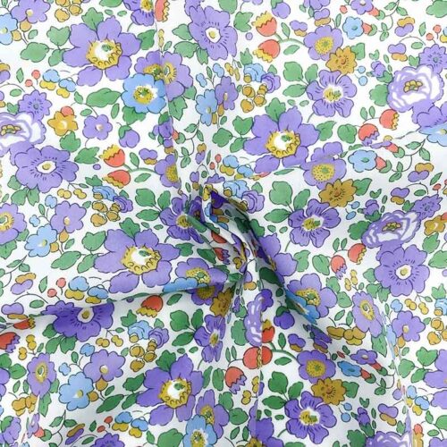 Liberty fabric scrunched