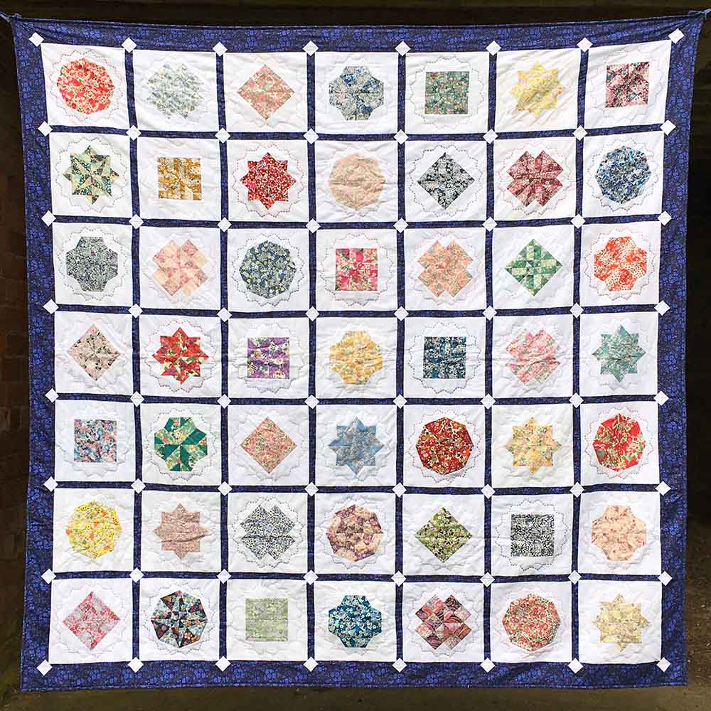 Chocolate Box Quilt BOM - the Beautiful Finished Quilt - Alice Caroline -  Ύφασμα Liberty, σχέδια, κιτ και άλλα - Ύφασμα Liberty of London online