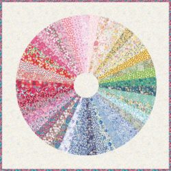 Colourwheel Liberty Quilt – Liberty Tana Lawn Quilt