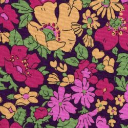 Rich coloured floral print | Liberty Quilting Wide Width
