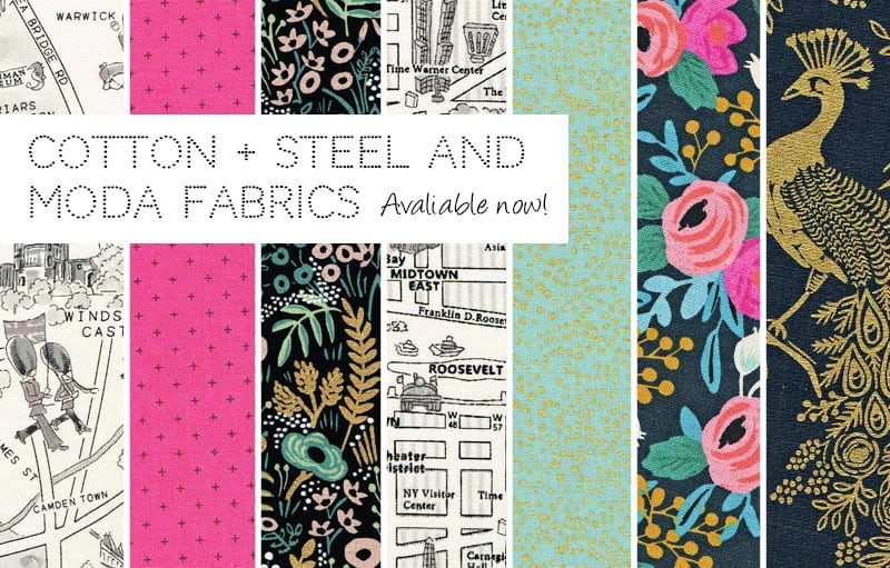 New Fabrics Launch - we have some Cotton and Steel and Moda fabrics