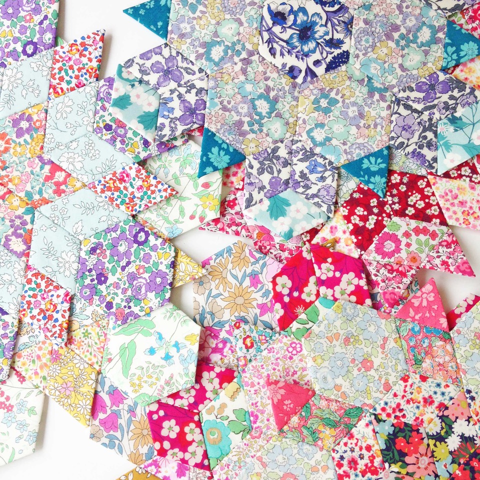 Perfect English Paper Piecing - Alice Caroline - Liberty fabric