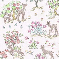 Liberty Woodland-print in lichtroze