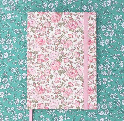 Liberty Fabric Covered Notebook | Exclusive Felicite Cherry Blossom