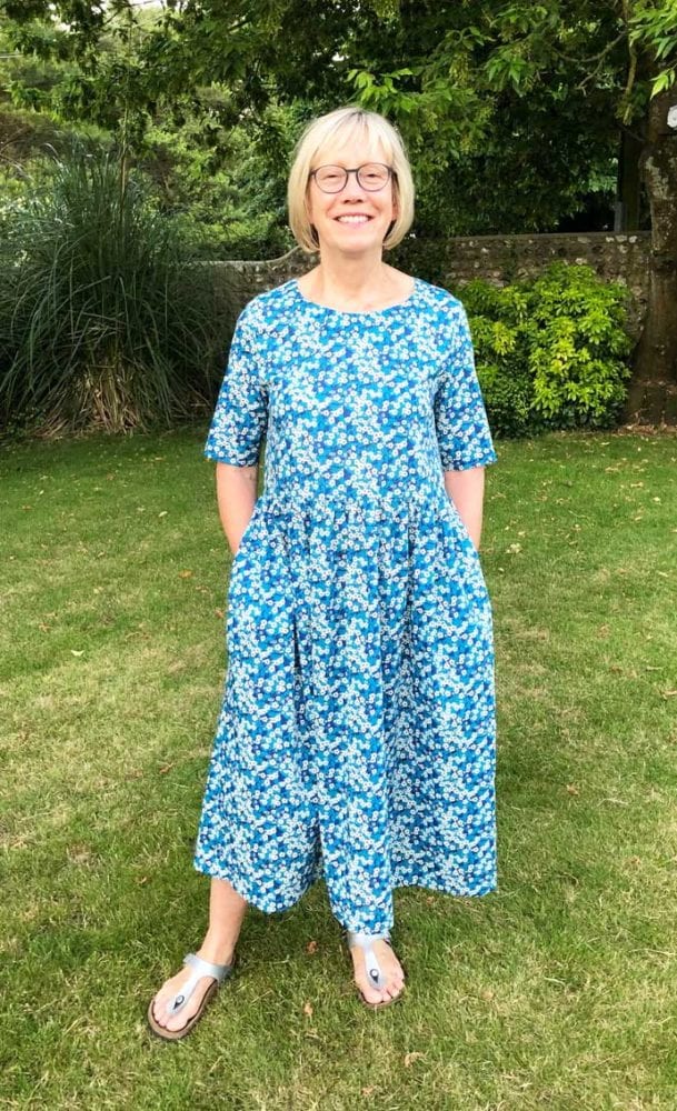 Beautiful Blue Liberty Dress - Alice Caroline - Liberty fabric ...