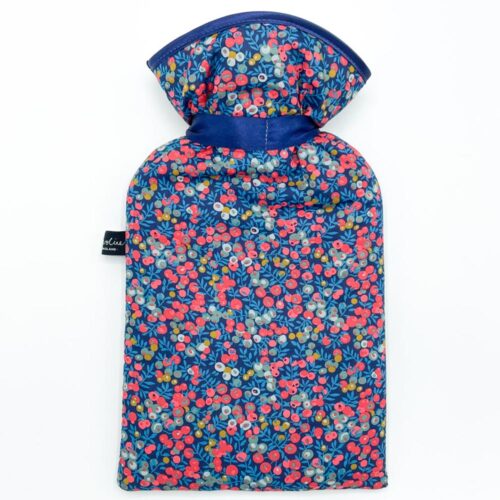 Blue And Red Berry Print Cover
