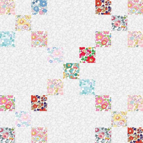 PATTERN: Simple Irish Chain Quilt Instant Download