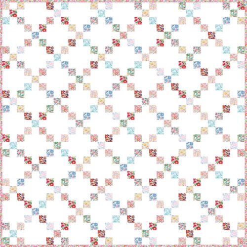 PATTERN: Simple Irish Chain Quilt Instant Download
