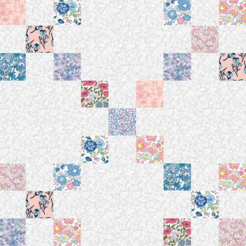 Denim & Rose Simple Irish Chain Full Quilt Kit - Image 4