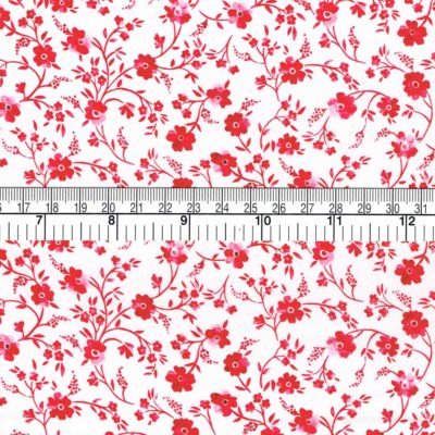 Liberty Red floral fabric