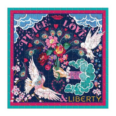 Peace Love And Liberty Puzzle