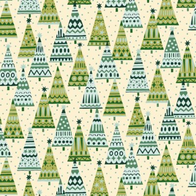 Liberty Quilting Cotton Frosty Forest