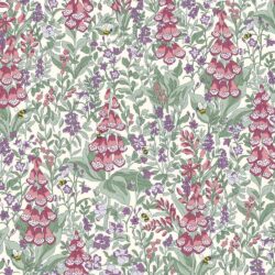 Liberty Quilting Cotton Mull Foxgloves A