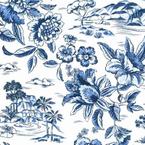 Liberty Tana Lawn Delft Lagoon Blue