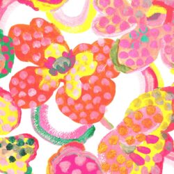 Liberty Fabric Fauvism Floral A