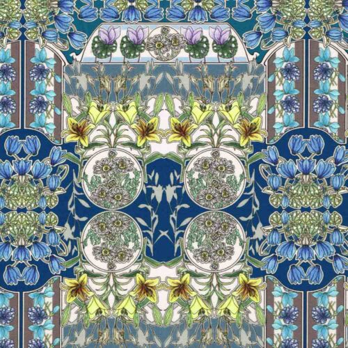 Liberty Fabric Flower Fete D