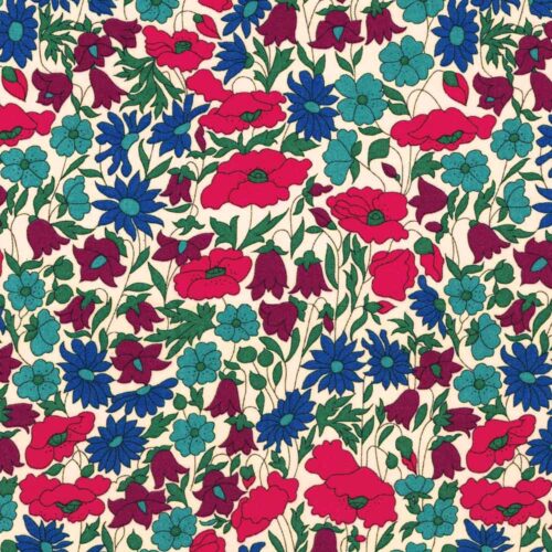 Liberty Tana Lawn Fabric Poppy and Daisy N