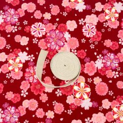 Alice Caroline Market Kangaskassisarja | Vaaleanpunainen japanilainen kangas