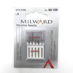 Milward 5 agujas de máquina para cuero