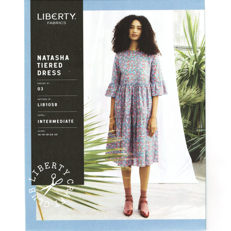 Liberty tyger klänning mönster