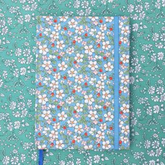 Σημειωματάριο Liberty Fabric Covered | Paysanne Blossom Blue