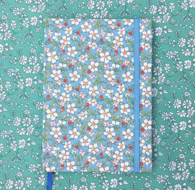 Liberty Fabric Covered Notebook | Paysanne Blossom Blue