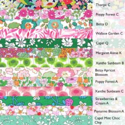 Liberty Fabric Bundle Pink/Green 3235