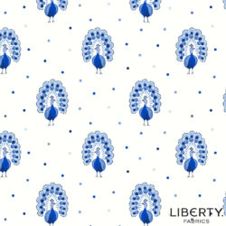 Liberty Quilting Cotton Fier Paons A