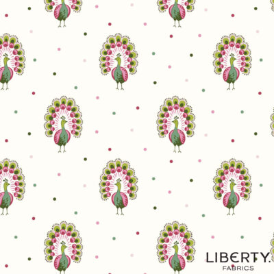 Liberty Quilting Cotton Proud Peacocks C