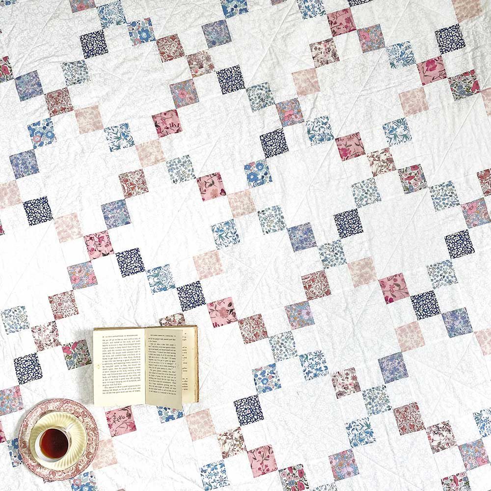 Liberty Simple Irish Chain Quilt - Alice Caroline - Liberty fabric,  patterns, kits and more - Liberty of London fabric online