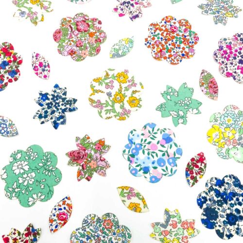 rainbow liberty tana lawn flower shapes