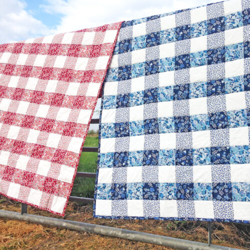 PATTERN: Gingham Patchwork Quilt Pattern - Image 7