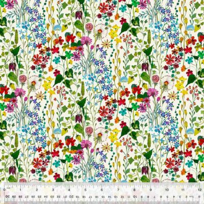 Sally Kelly Gardenia Fabrics Small Scale Floral